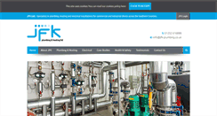 Desktop Screenshot of jfk-plumbing.co.uk